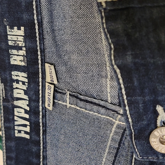 Fly paper blue 38x30 boot cut jeans - Picture 3 of 3